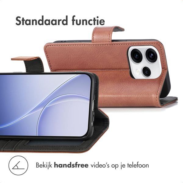 imoshion Luxe Bookcase Oppo Reno15 (5G) - Bruin