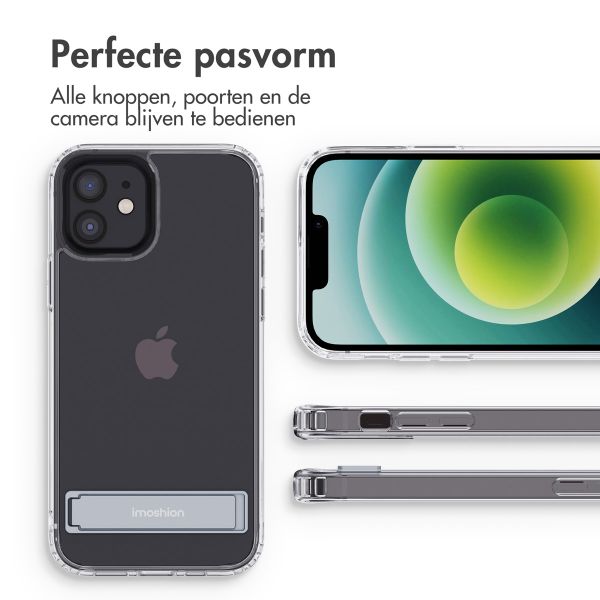 imoshion Stand Backcover Apple iPhone 12 (Pro) - Transparant