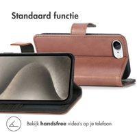 imoshion Luxe Bookcase Apple iPhone 17e / 16e - Bruin