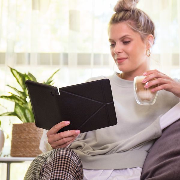 imoshion Vouwbare Bookcase Kobo Libra 2 / Tolino Vision 6 - Zwart