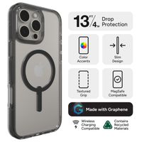 ZAGG Santa Cruz Snap Case met MagSafe iPhone 16 Pro Max - Zwart