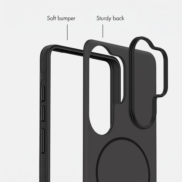 imoshion Colour Back Cover with Thin MagSafe Ring Samsung Galaxy S26 Ultra - Black