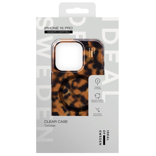 iDeal of Sweden Clear Case MagSafe Apple iPhone 16 Pro - Tortoise