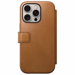 Nomad Modern Leather FolioBookcase Apple iPhone 16 Pro - English Tan
