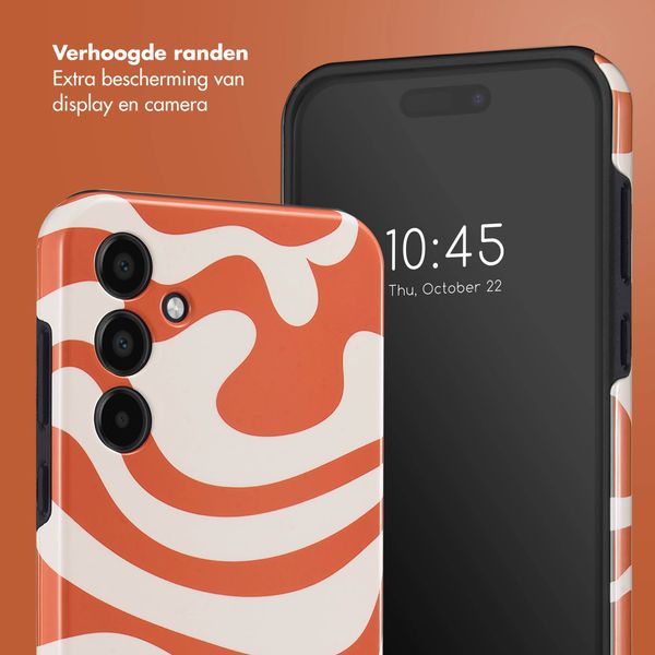 Selencia Vivid Tough Backcover Samsung Galaxy A35 - Dream Swirl Orange