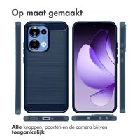 imoshion Brushed Backcover Oppo Reno 13 - Donkerblauw