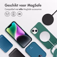 imoshion Color Backcover met afneembaar koord MagSafe Apple iPhone 14 - Donkergroen