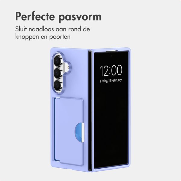 imoshion Backcover met pashouder Samsung Galaxy Z Fold 8 Ultra - Lila