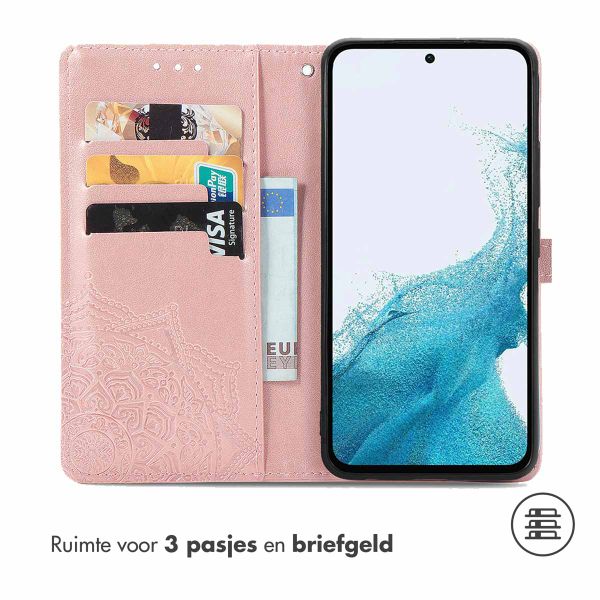 imoshion Mandala Bookcase Samsung Galaxy A34 (5G) - Rosé Goud