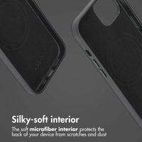 Accezz 2-in-1 Leather Bookcase with MagSafe Apple iPhone 14 - Onyx Black