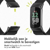 imoshion Milanees magnetisch bandje Fitbit Charge 5 - Maat M - Zwart