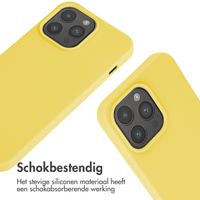 imoshion Siliconen hoesje met koord Apple iPhone 15 Pro Max - Geel