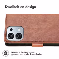 imoshion Luxe Bookcase Oppo A6 Pro (5G) - Bruin