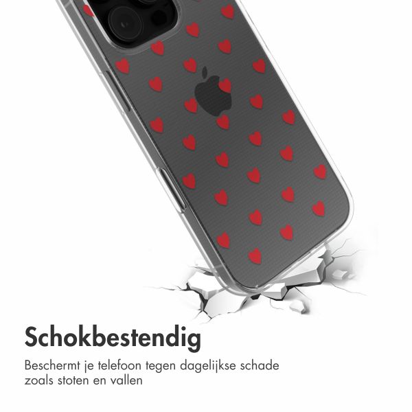 imoshion Design hoesje Apple iPhone 16 Pro - Red Hearts