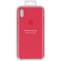 Apple Silicone Backcover Apple iPhone Xs Max - Hibiscus
