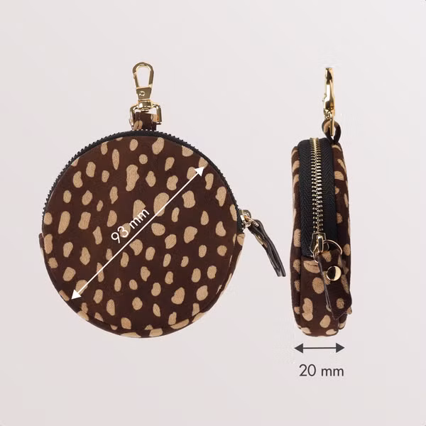Selencia Nova Real Leather Mini Pouch - Fawn Chic