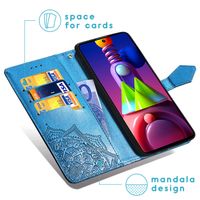 imoshion Mandala Bookcase Samsung Galaxy M51 - Turquoise