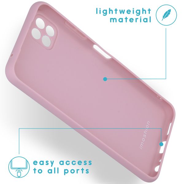 imoshion Color Backcover Samsung Galaxy A22 (5G) - Dusty Pink