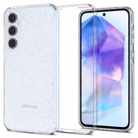 Spigen Liquid Crystal Backcover Samsung Galaxy A55 - Glitter Crystal Quartz