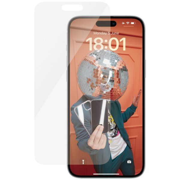 PanzerGlass Anti-Bacterial Screenprotector Apple iPhone 15 Plus