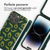 imoshion Siliconen design hoesje met koord Apple iPhone 14 Pro - Avocado Green
