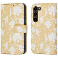 imoshion Design Bookcase Samsung Galaxy S23 - Yellow Flowers