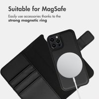 imoshion Detachable 2-in-1 Luxury Bookcase Apple iPhone 12 (Pro) - Black