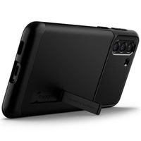 Spigen Slim Armor Backcover Samsung Galaxy S21 - Zwart