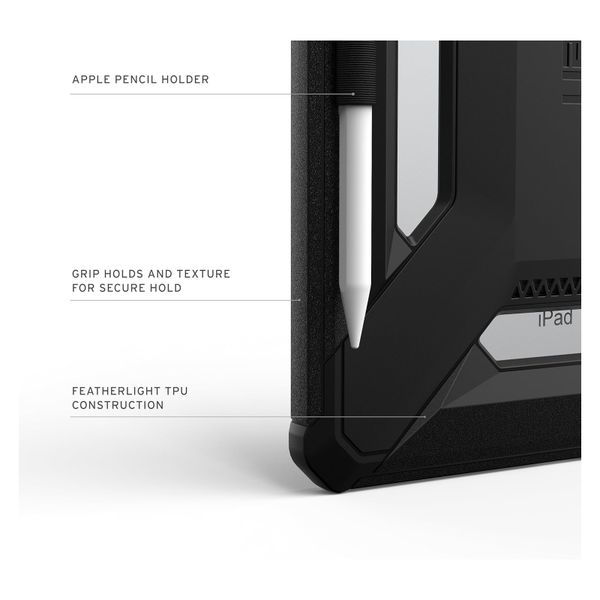 UAG Scout LT backcover Apple iPad 11 (2025) 11 inch A16 / iPad 10 (2022) 10.9 inch - Black