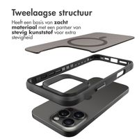 imoshion Rugged Hybrid Carbon Case met MagSafe Apple iPhone 16 Pro Max - Zwart