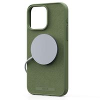 Njorð Collections Suède Comfort+ Case MagSafe iPhone 15 Pro Max - Olive