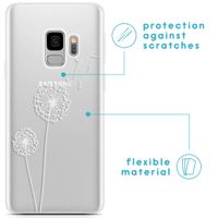 imoshion Design hoesje Samsung Galaxy S9 - Paardenbloem - Wit