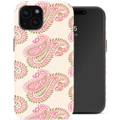 Selencia Vivid Backcover met MagSafe Apple iPhone 15 - Paisley Blush