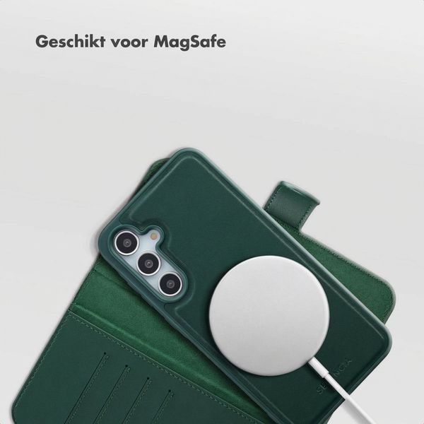 Selencia Olyn Uitneembare Bookcase met MagSafe Samsung Galaxy A35 / A55 - Groen