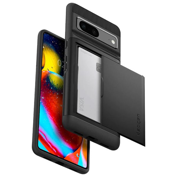 Spigen Slim Armor CS Backcover Google Pixel 7 - Zwart