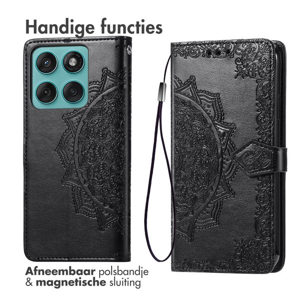 imoshion Mandala Bookcase Motorola Moto G57 Power - Zwart