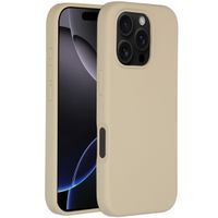 Accezz Liquid Silicone Back Cover with MagSafe Apple iPhone 16 Pro - Stone