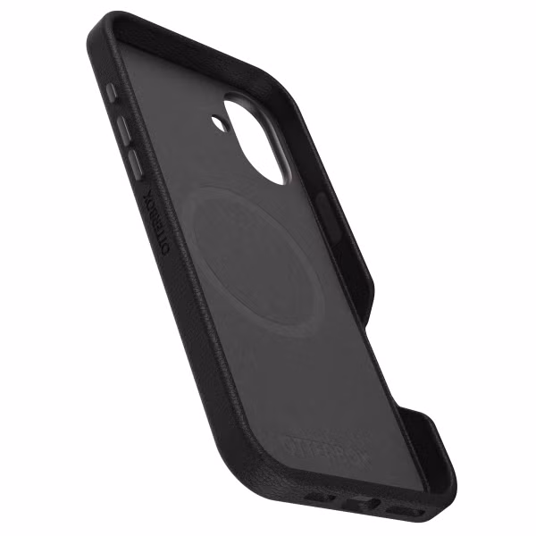 OtterBox Symmetry Cactus leren Backcover met MagSafe Apple iPhone 16 Plus - Noir Ash