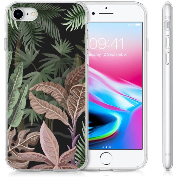 imoshion Design hoesje iPhone SE (2022 / 2020) / 8 / 7 / 6s - Dark Jungle