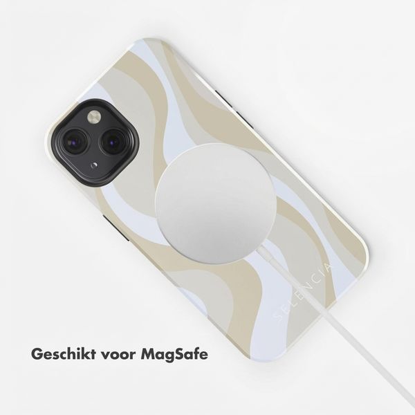 Selencia Vivid Backcover met MagSafe Apple iPhone 13 - Desert Waves Beige