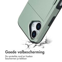 imoshion Backcover met pasjeshouder Apple iPhone 17 - Groen