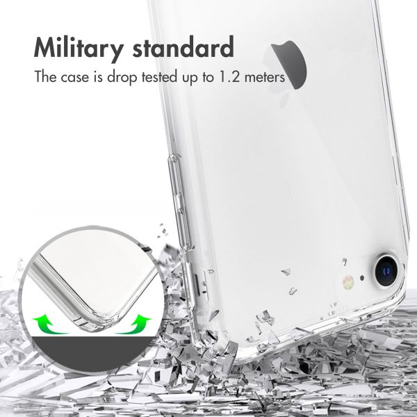 Accezz Xtreme Impact Backcover Apple iPhone SE (2022 / 2020) / 8 / 7 / 6(s) - Transparant