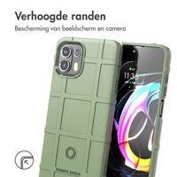 imoshion Rugged Shield Backcover Motorola Edge 20 Lite - Donkergroen