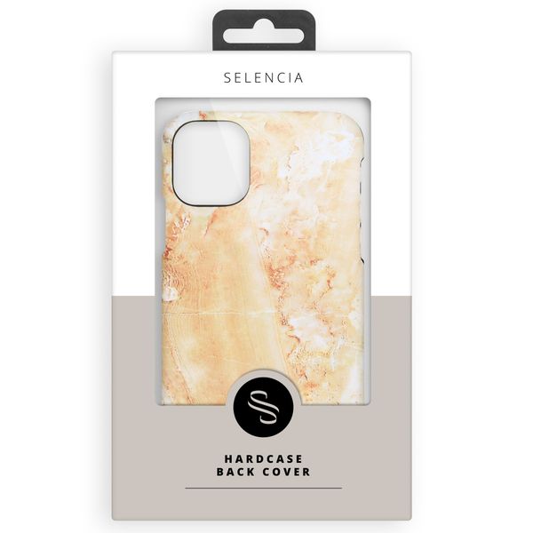 Selencia Maya Fashion Backcover iPhone Xs / X - Marble Sand