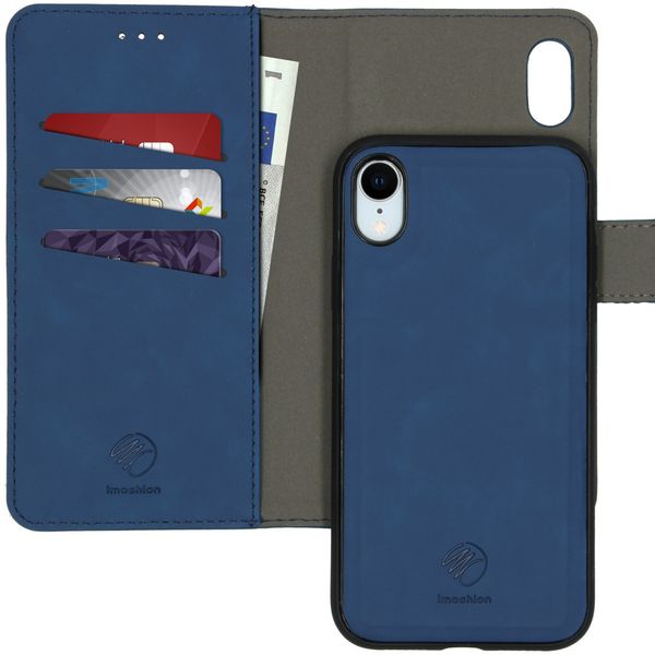 imoshion Uitneembare 2-in-1 Luxe Bookcase iPhone Xr - Donkerblauw