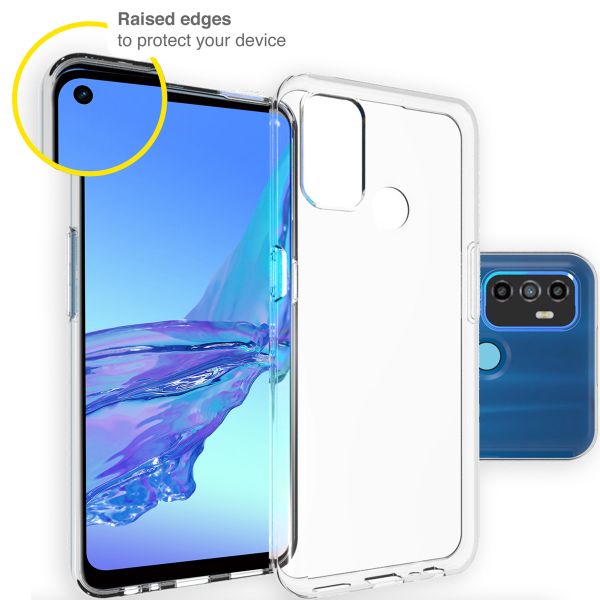 Accezz Clear Backcover Oppo A53 / Oppo A53s - Transparant