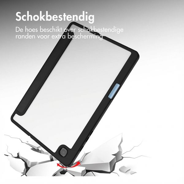 imoshion Trifold Hardcase Bookcase Samsung Galaxy Tab S6 Lite (2020/2022/2024) - Zwart
