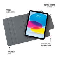 Pipetto Origami No5 Rotating Folio Case Apple iPad Air 13 inch (2025) M3 / (2024) M2 - Zwart