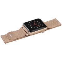 Laut Steel Loop Apple Watch Series 1-10 / SE / Ultra (2) - 42/44/45/46/49 mm - Goud