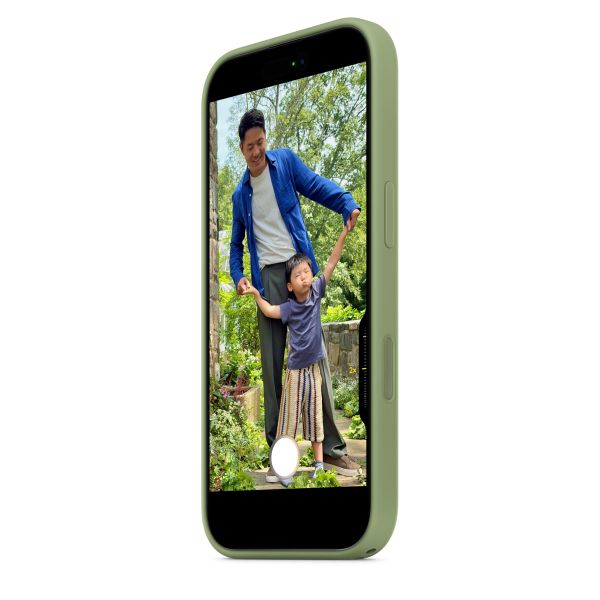 Apple Siliconenhoesje met MagSafe Apple iPhone 17 - Light Moss